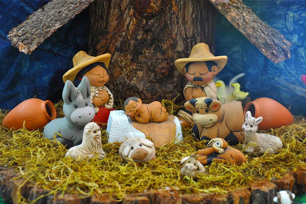 A nativity scene